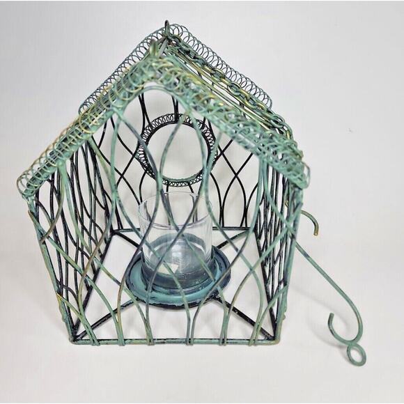 PartyLite Wire Bird and Cage Votive Holder Retired NIB P28B/P90264 - Picture 4 of 9
